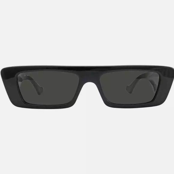 NEW Gucci Grey Rectangular Men's Sunglasses 54mm Black - Picture 3 of 5